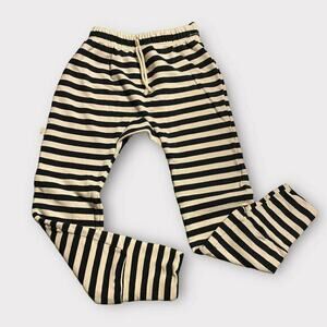 Childhoods (8/9) Navy Striped Gusset Pants